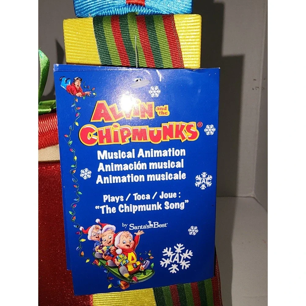 NWT Alvin and the‎ Chipmunks Musical Animation Christmas Gifts